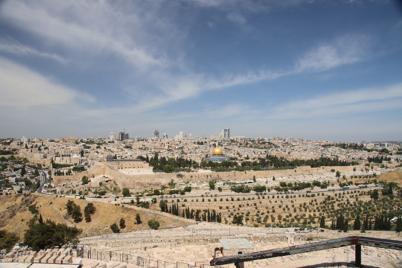 overlooking Jerusalem